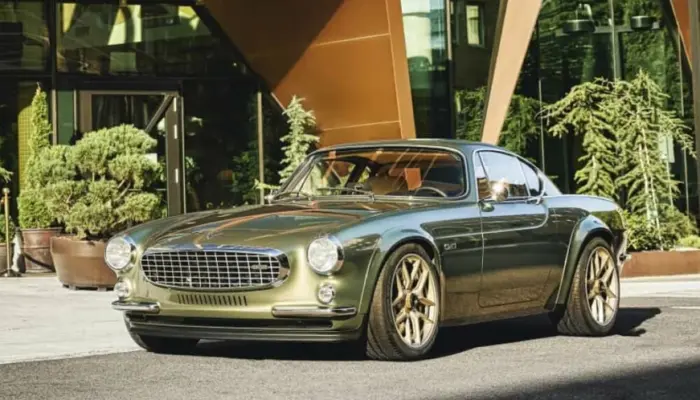 A Volvo P1800 Cyan GT restomod was built in Sweden for $700,000