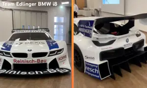 German racing team Edlinger has transformed the hybrid BMW i8