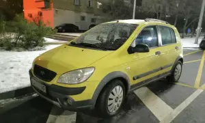 Hyundai Getz Cross on Ukrainian roads: a rarity in Kyiv